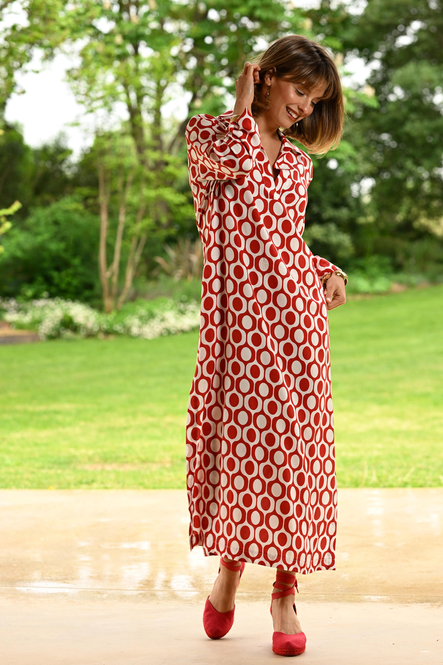 CAFTAN SHIRT NECK SE102 AMBIA