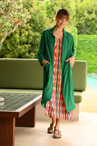 LONG JACKET SE104 MINT GREEN