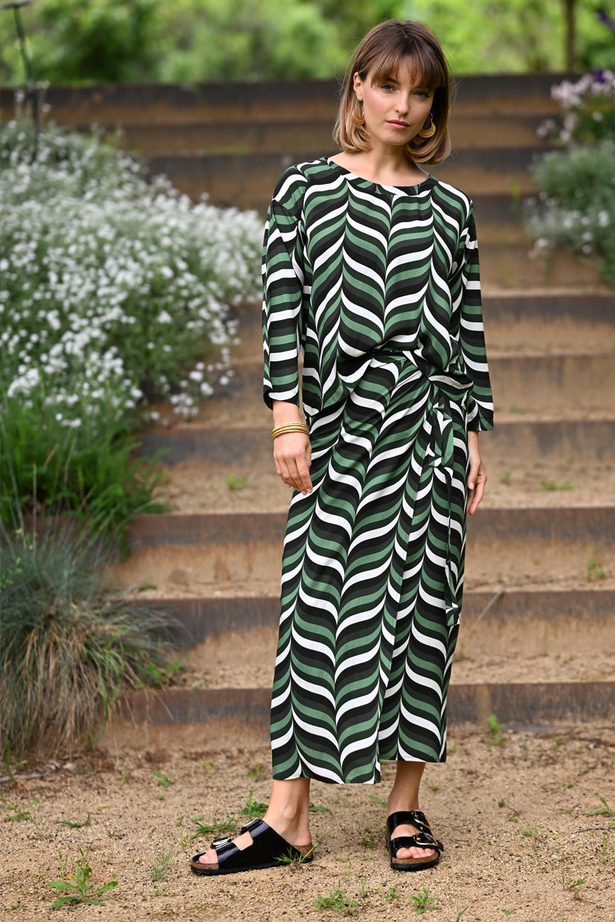 WRAP TIE SKIRT SE105 SIROA