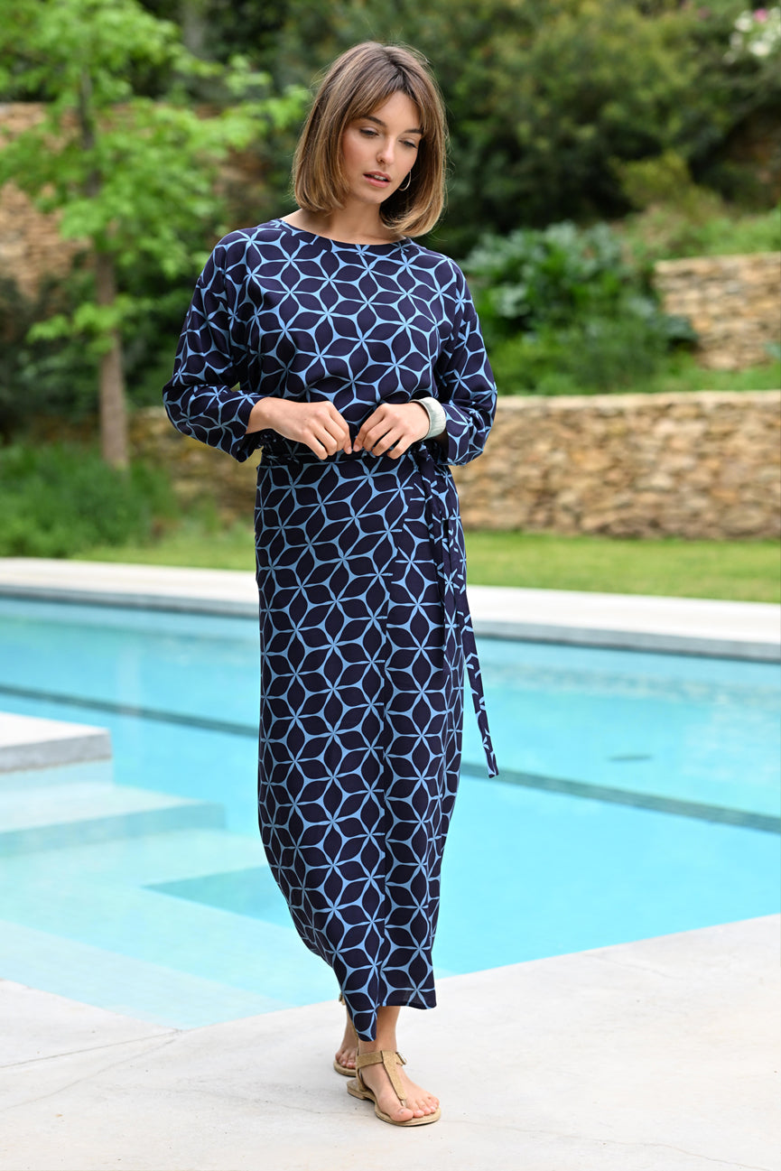 WRAP TIE SKIRT SE105 NISOA