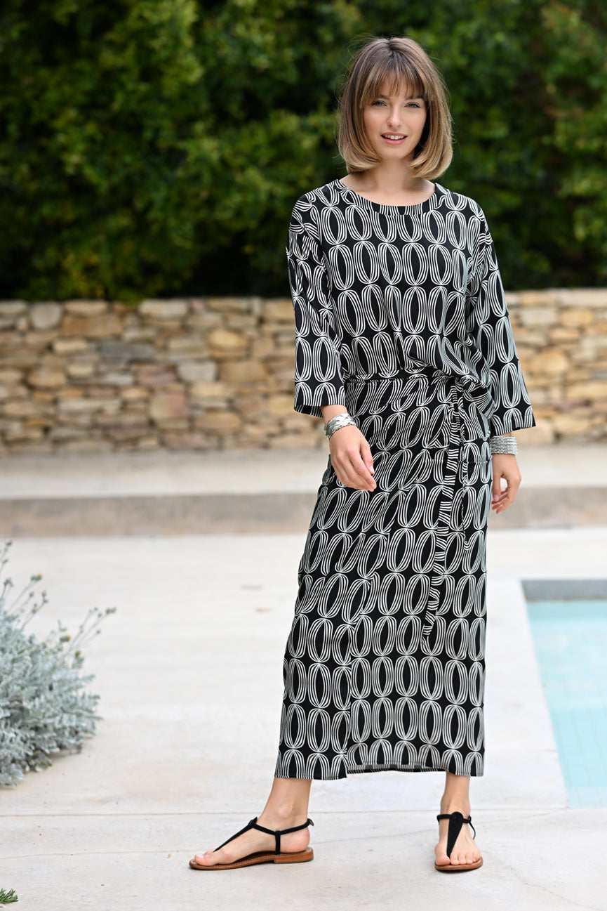 WRAP TIE SKIRT SE105 TAMBEA