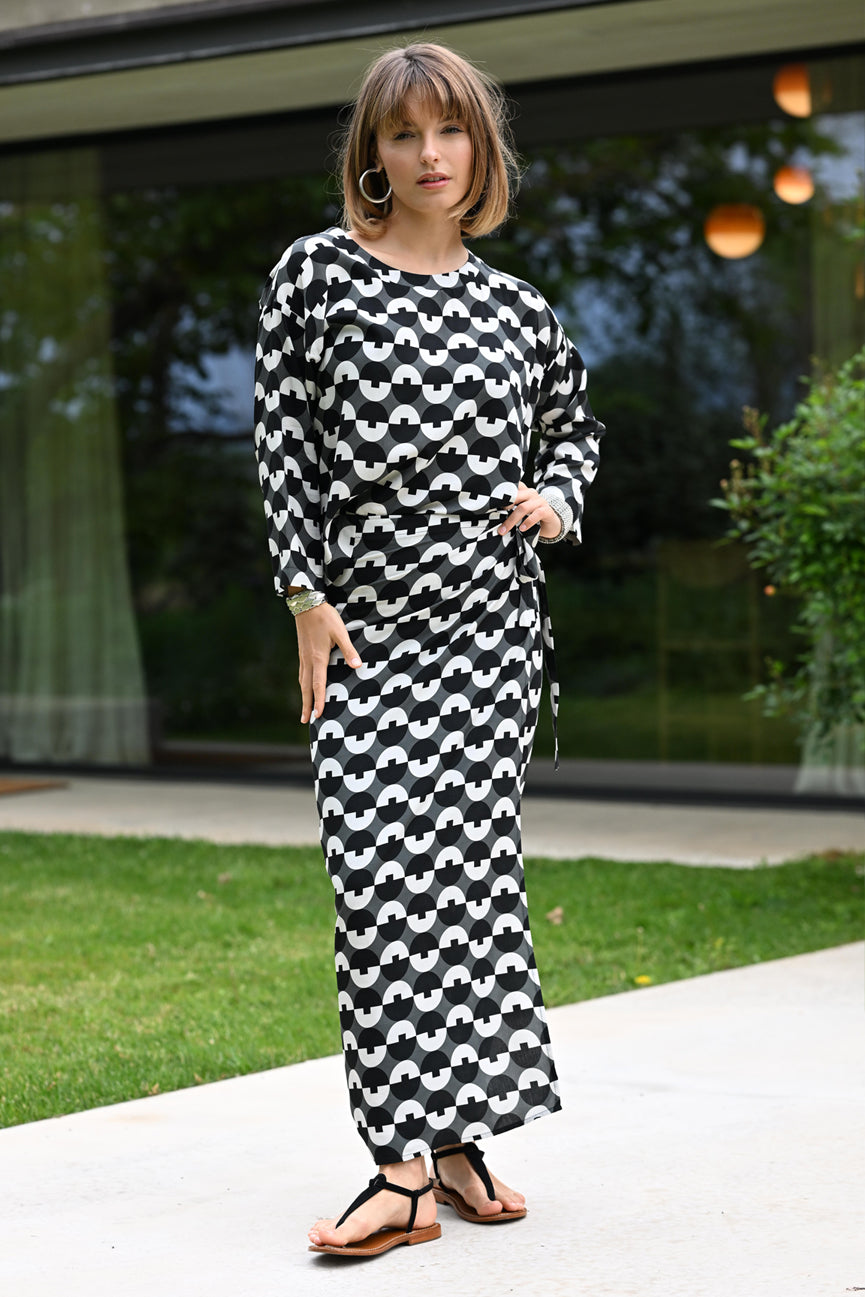 WRAP TIE SKIRT SE105 BALO