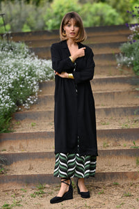 LONG JACKET SE104 BLACK
