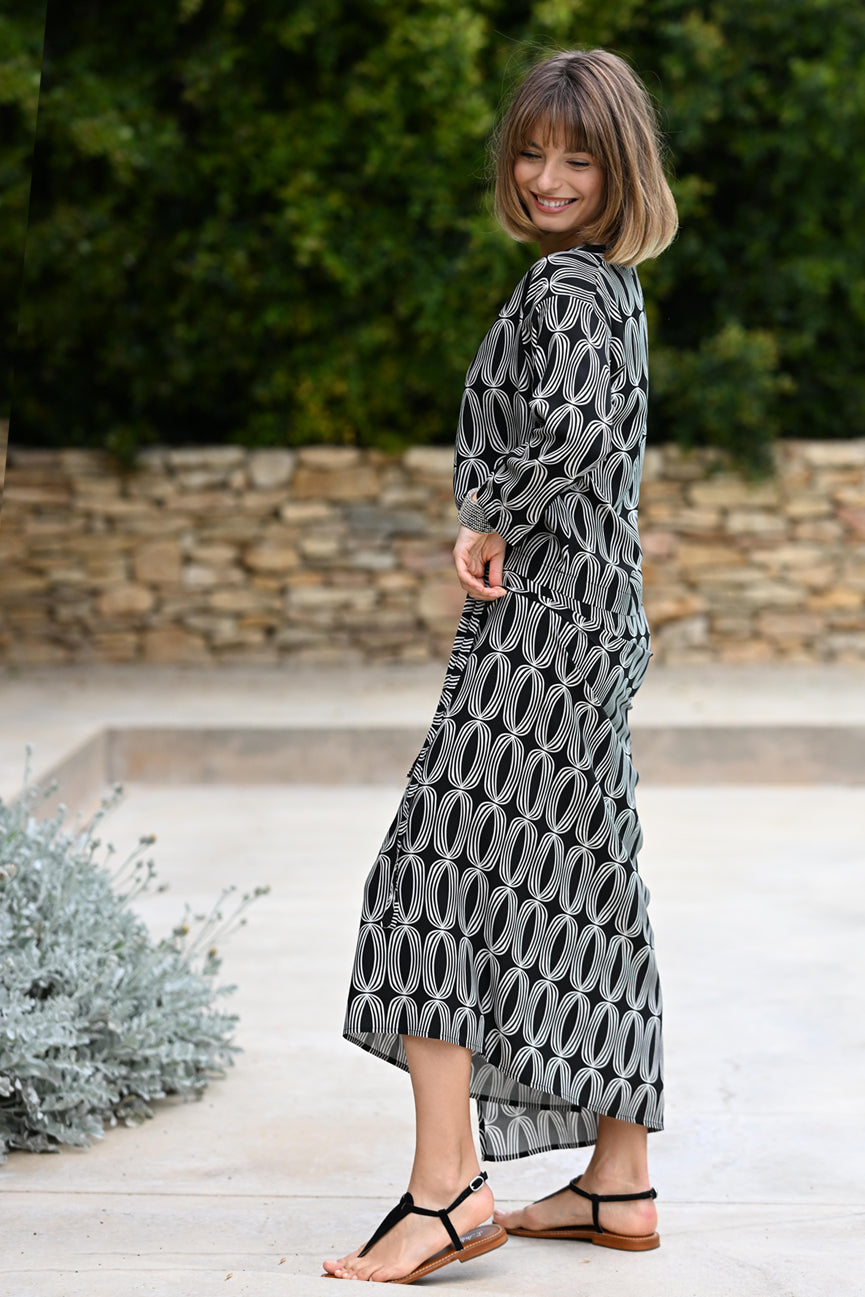 WRAP TIE SKIRT SE105 TAMBEA