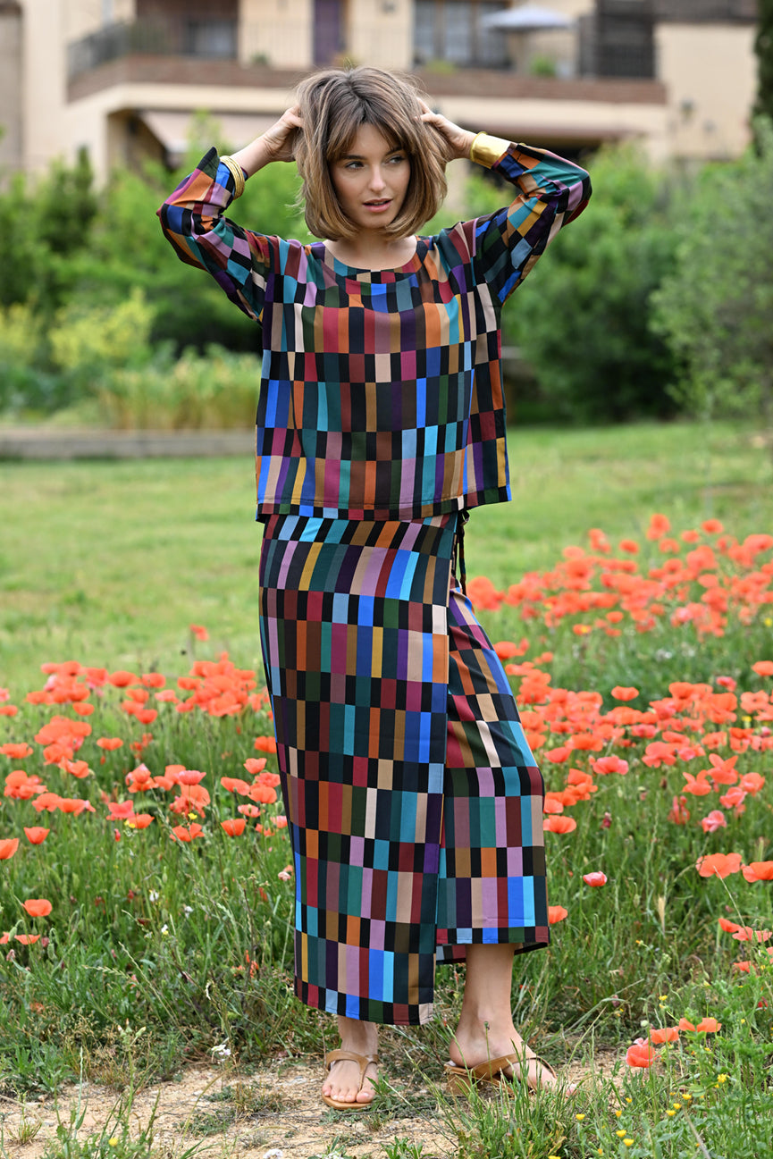 WRAP TIE SKIRT SE105 MARAPA