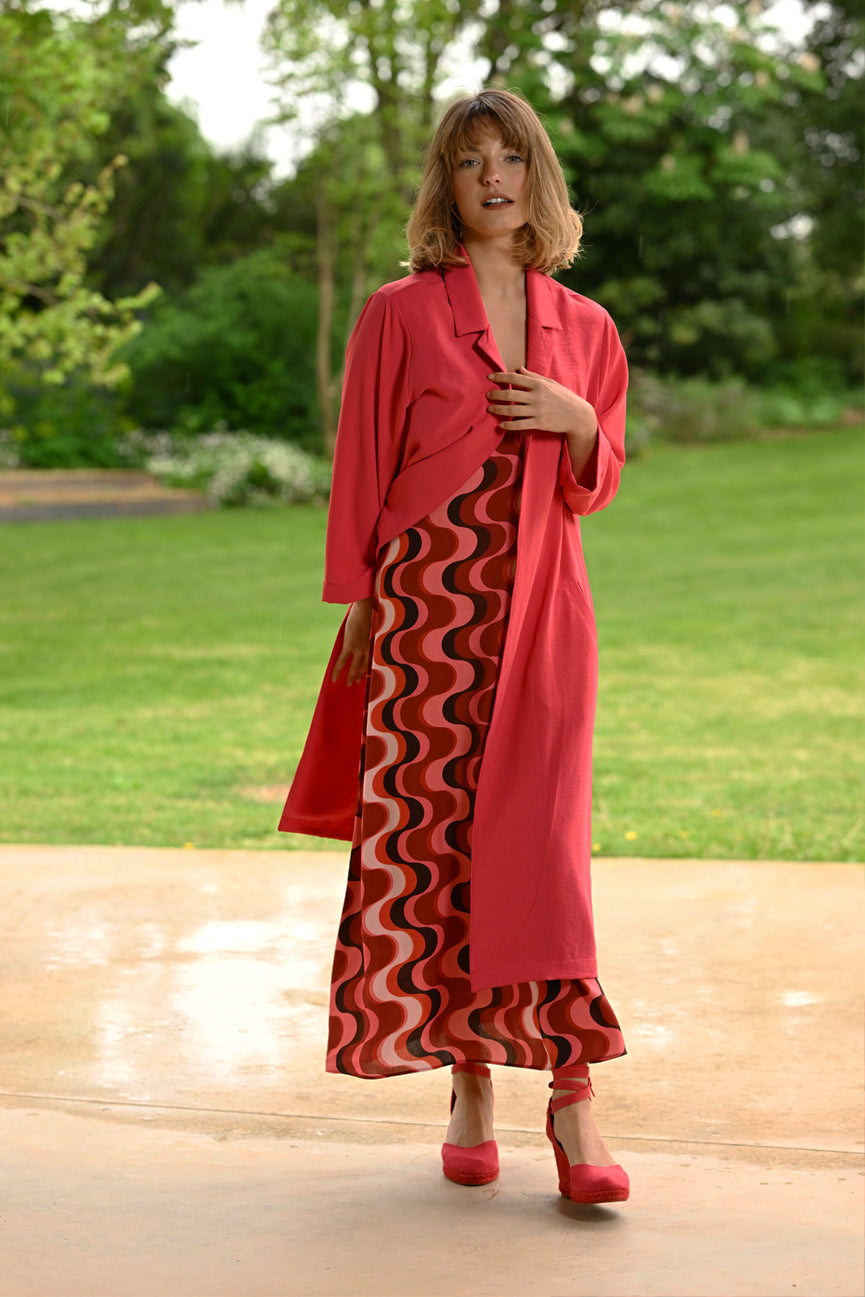 LONG DRESS WITH THIN STRAPS SE101 AOLA