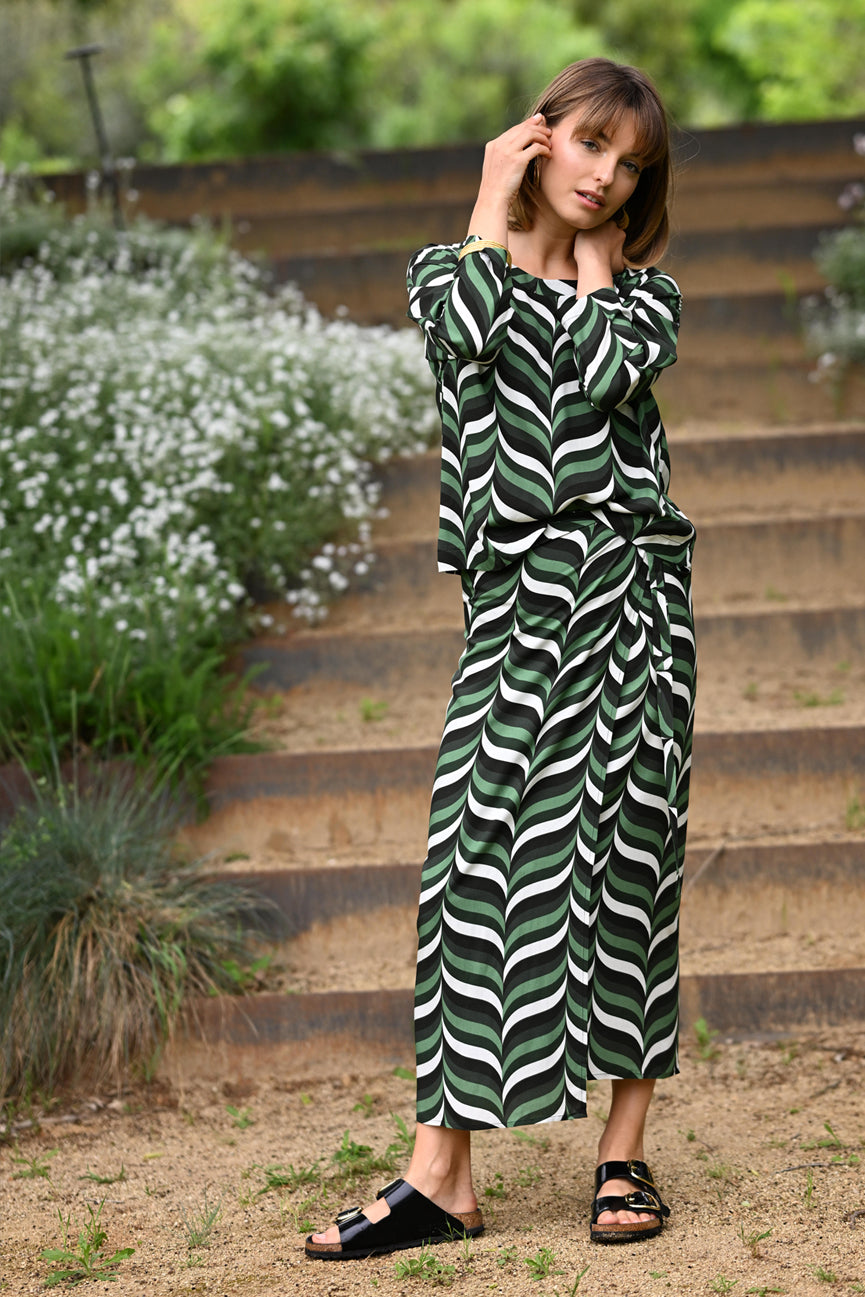 WRAP TIE SKIRT SE105 SIROA