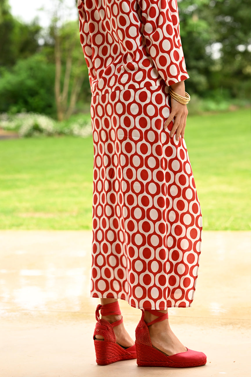 WRAP TIE SKIRT SE105 AMBIA