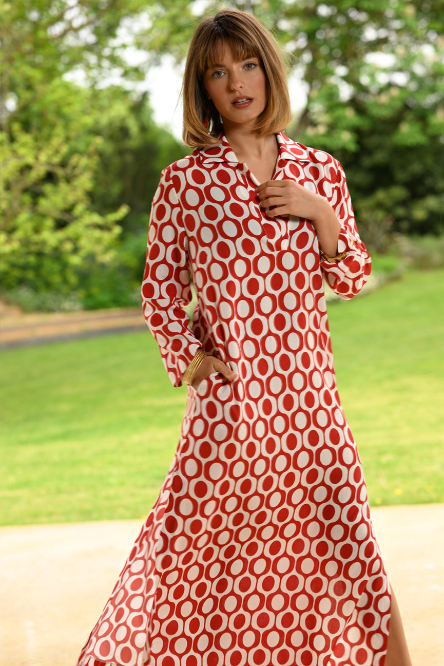 CAFTAN SHIRT NECK SE102 AMBIA