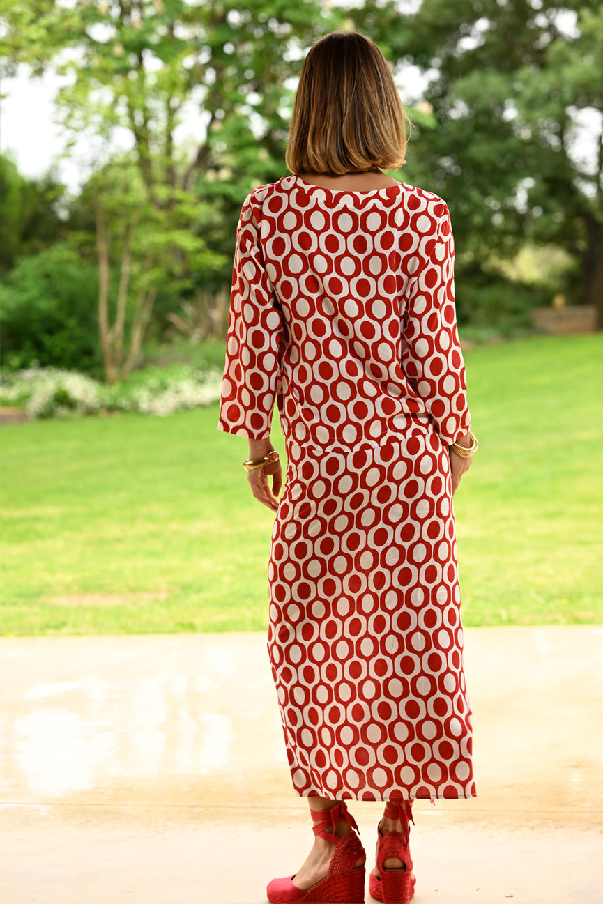 WRAP TIE SKIRT SE105 AMBIA