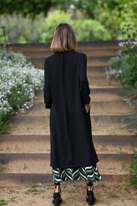 LONG JACKET SE104 BLACK