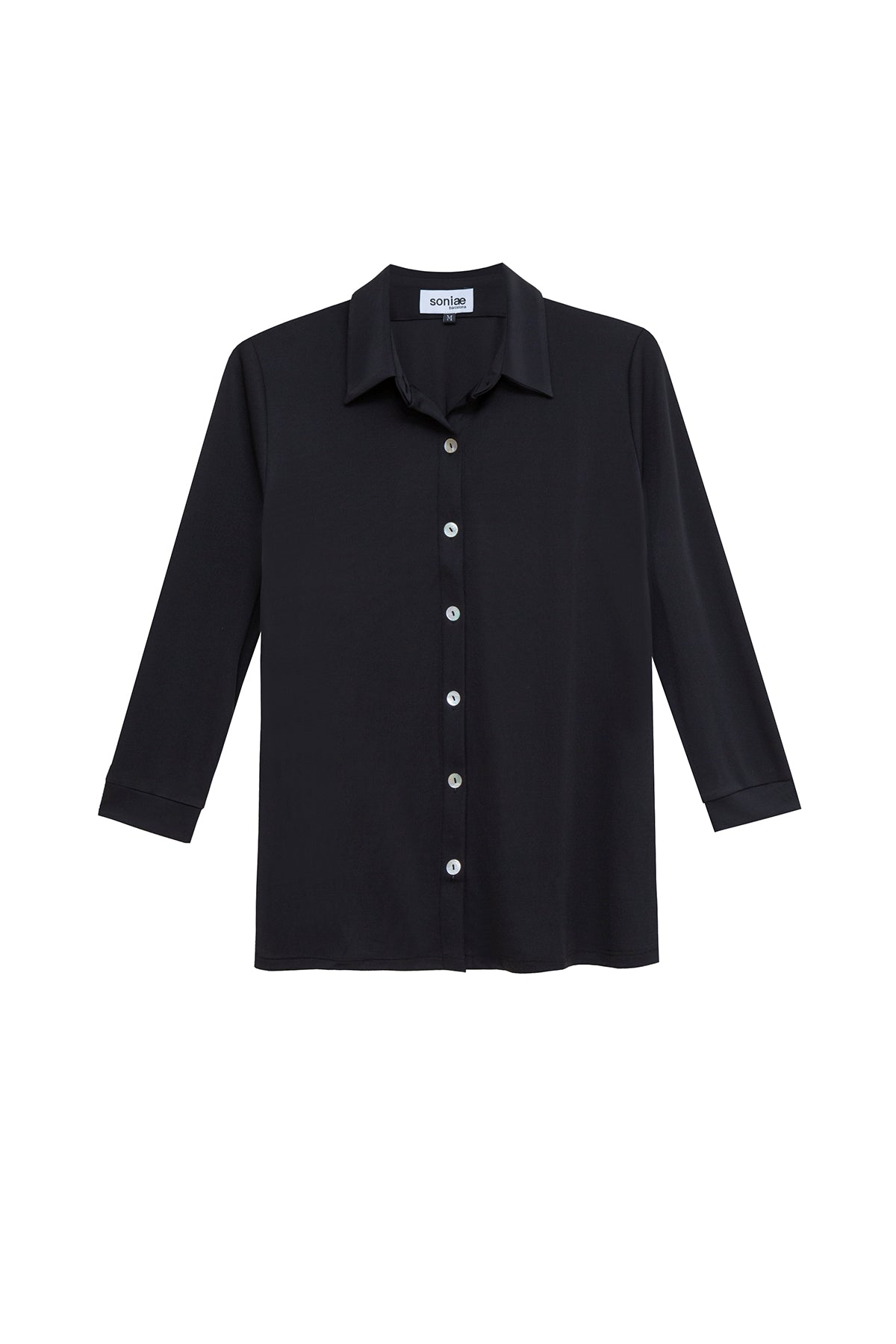 SHIRT SE069 BLACK