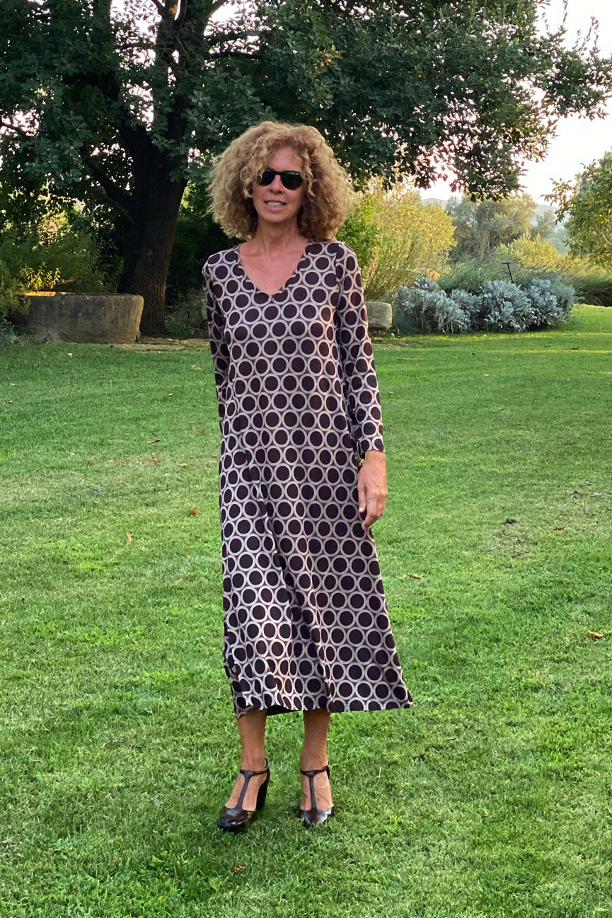 V-NECK DRESS SE109 LUPON