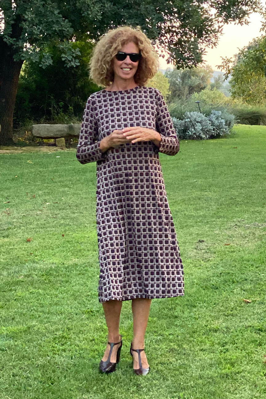 ROUND NECK MIDI DRESS SE110 NARO