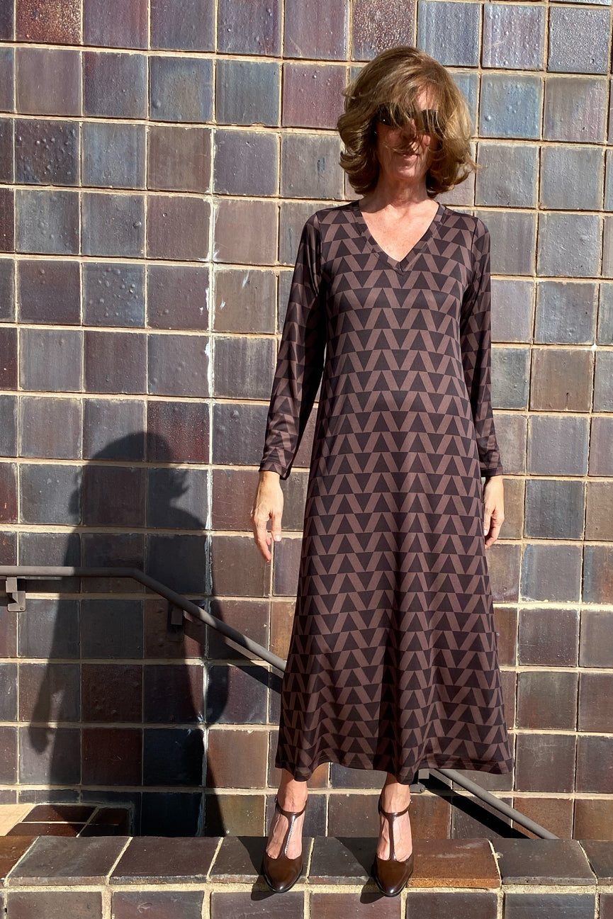 V-NECK DRESS SE109 PULA