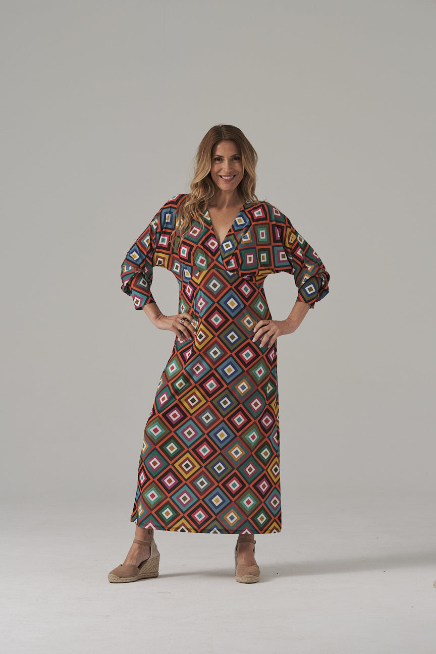 LONG BLOUSES DRESS SE082 UMA