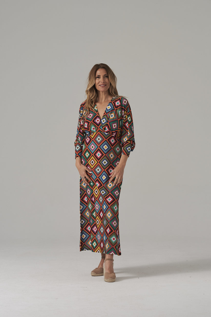 LONG BLOUSES DRESS SE082 UMA