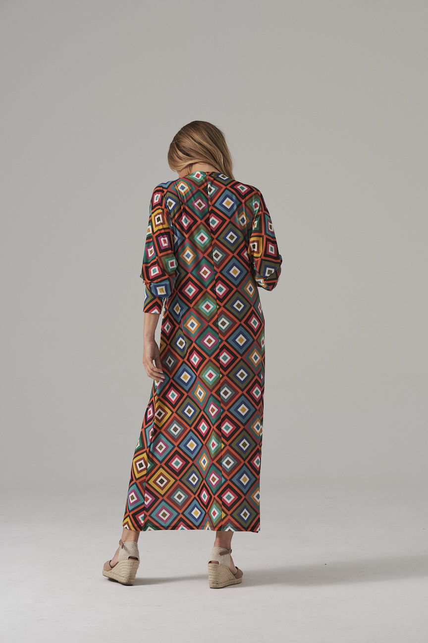 LONG BLOUSES DRESS SE082 UMA