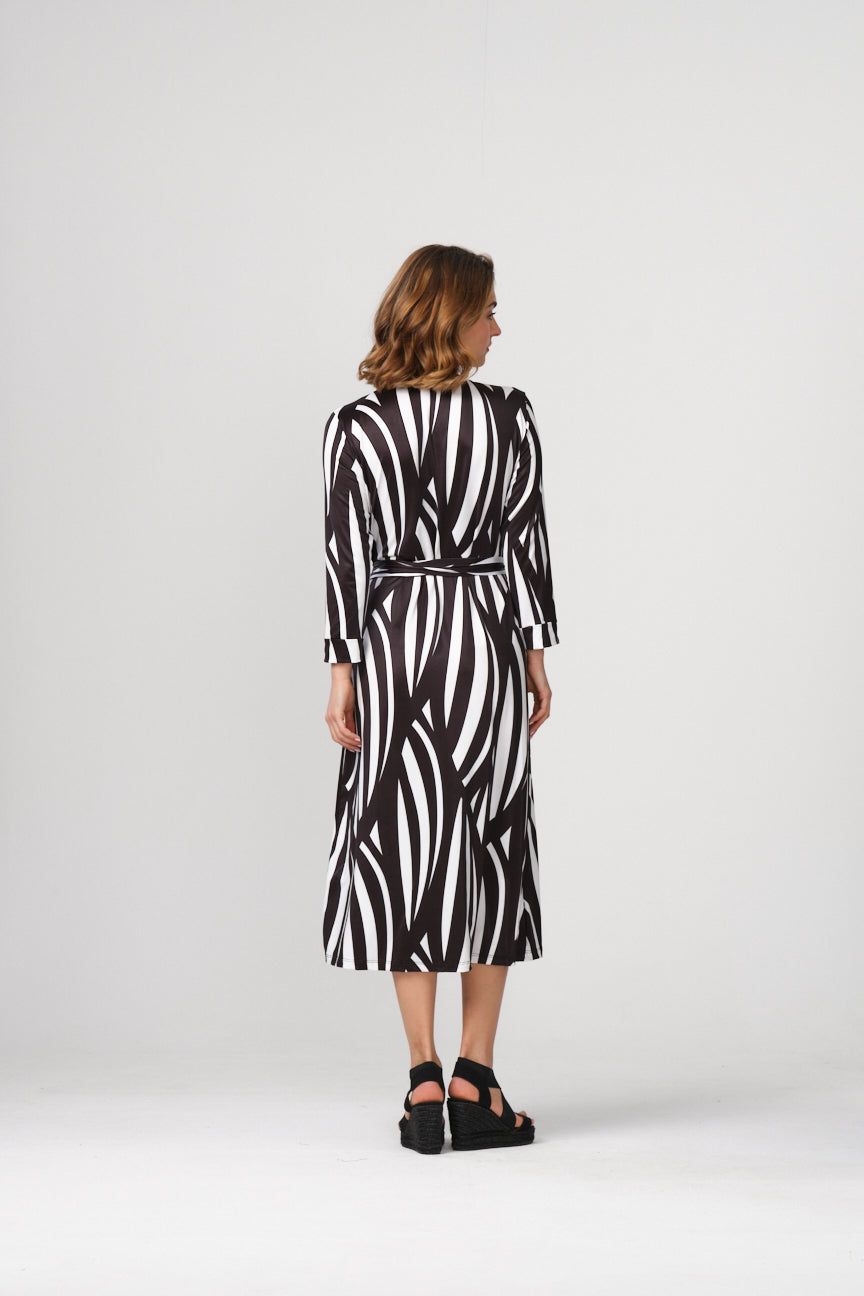WRAP MIDI DRESS SE058 LIBOI