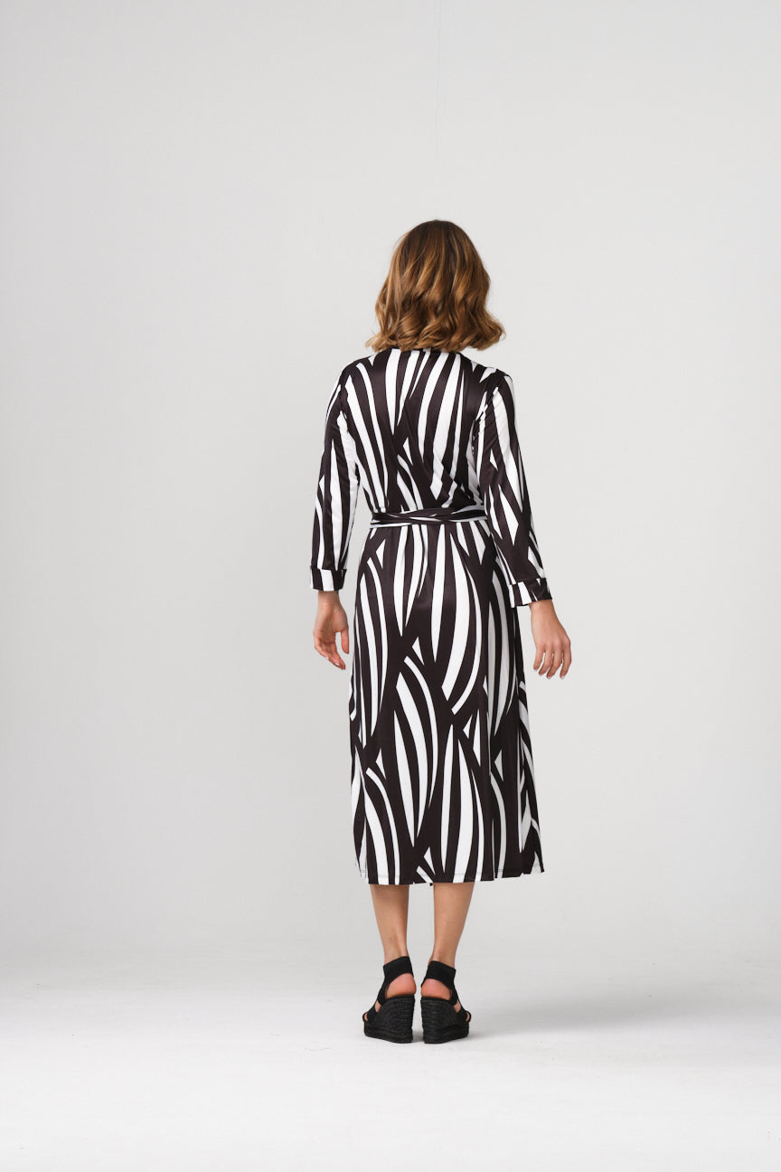 WRAP MIDI DRESS SE058 LIBOI