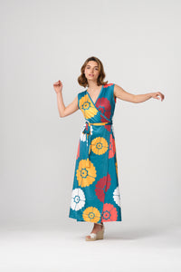WRAP LONG DRESS SE065 DAMBAS