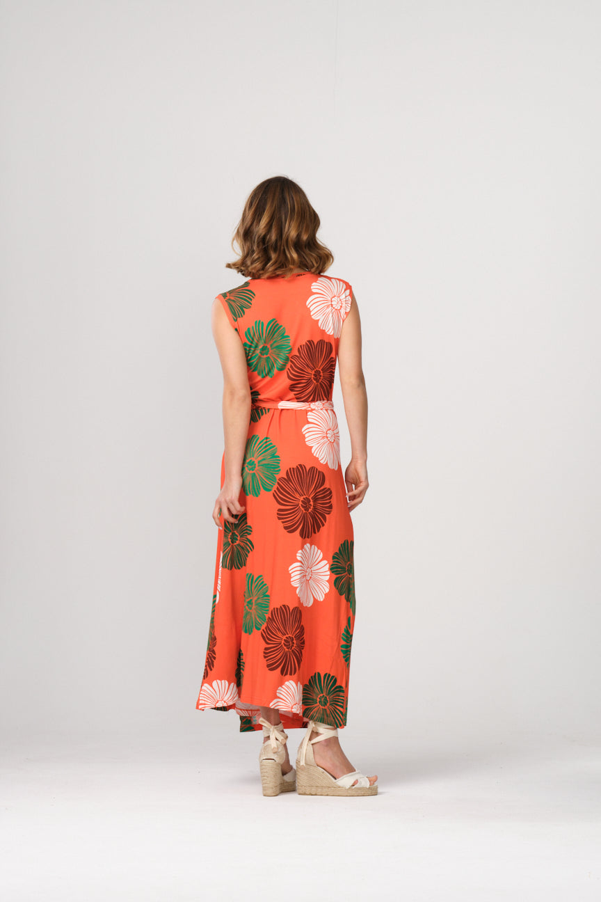 VESTIDO LARGO CRUZADO SE065 TARU